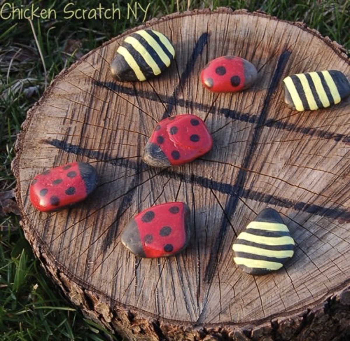 Lady Bug & Bees X's & O's
