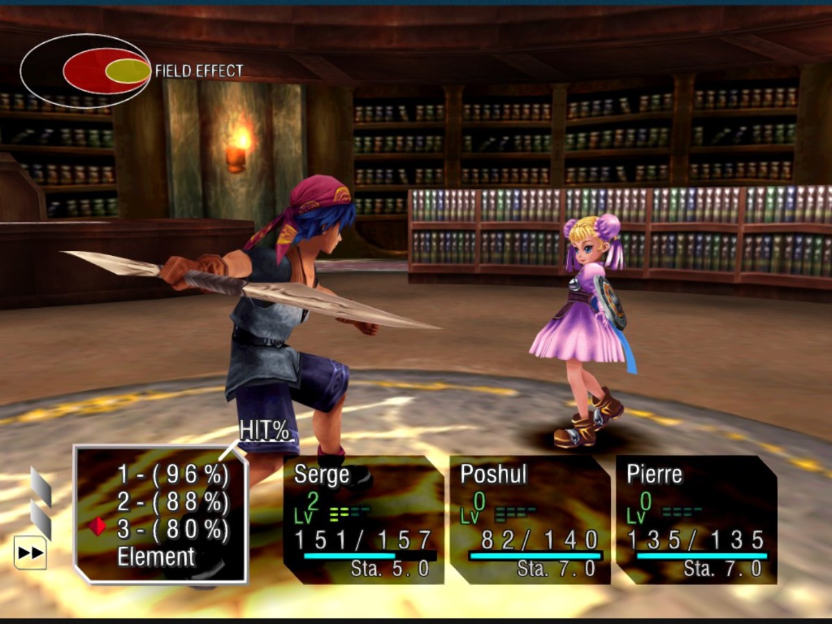 Chrono Cross: The Radical Dreamers Edition - Battle System Explained