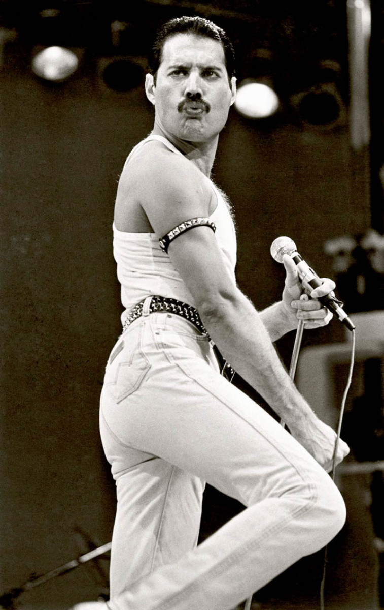 Freddie Mercury, owner of the only acceptable duck face. 