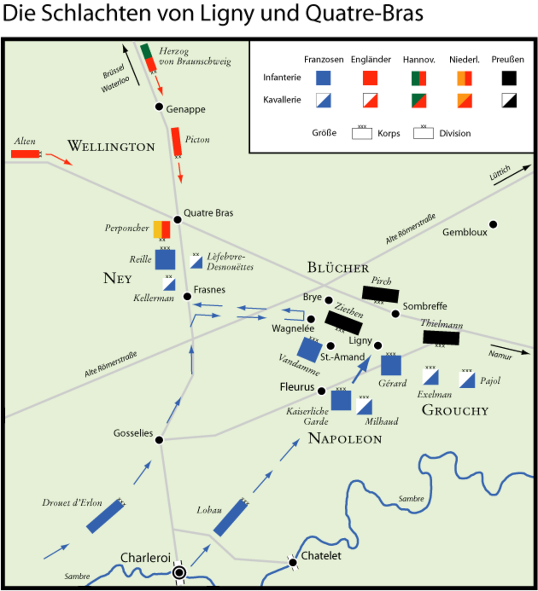 The Battles of Ligny and Quatre Bras