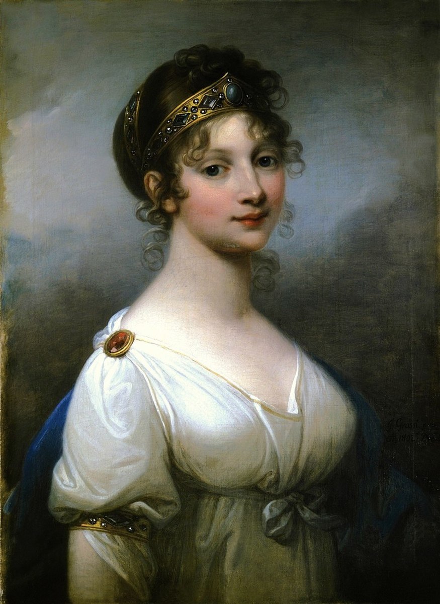 Josef Grassi: Portrait of Louise of Mecklenburg-Strelitz, Queen of Prussia
