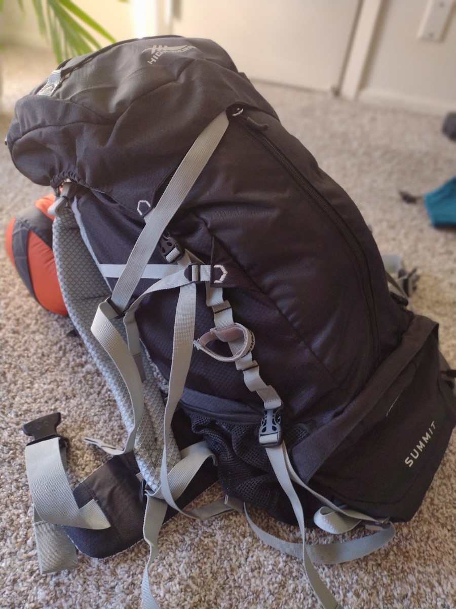 The High Sierra Classic 2 Series Summit 45L Internal Frame Backpack.