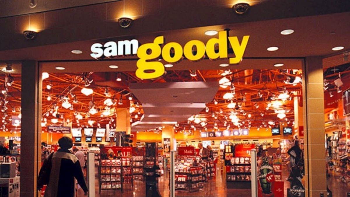 Sam Goody. Also known as “The Gates of Hell”. We weren’t allowed to go in here. 