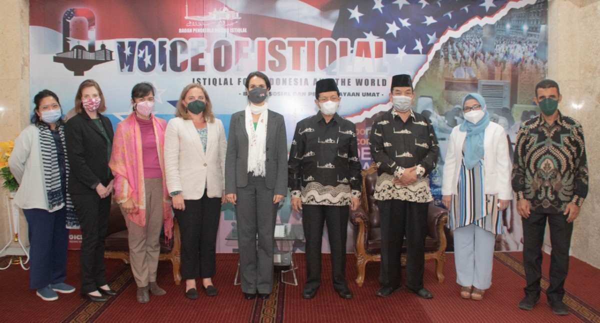 US Embassy visitation to the leaders of the Istiqlal mosque, February 16, 2022