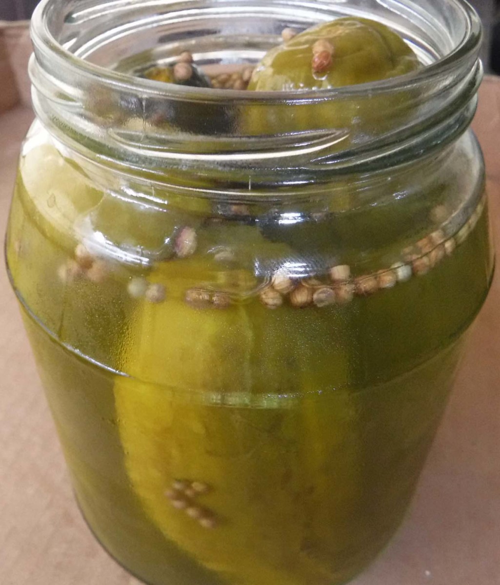 Pickles with Coriander