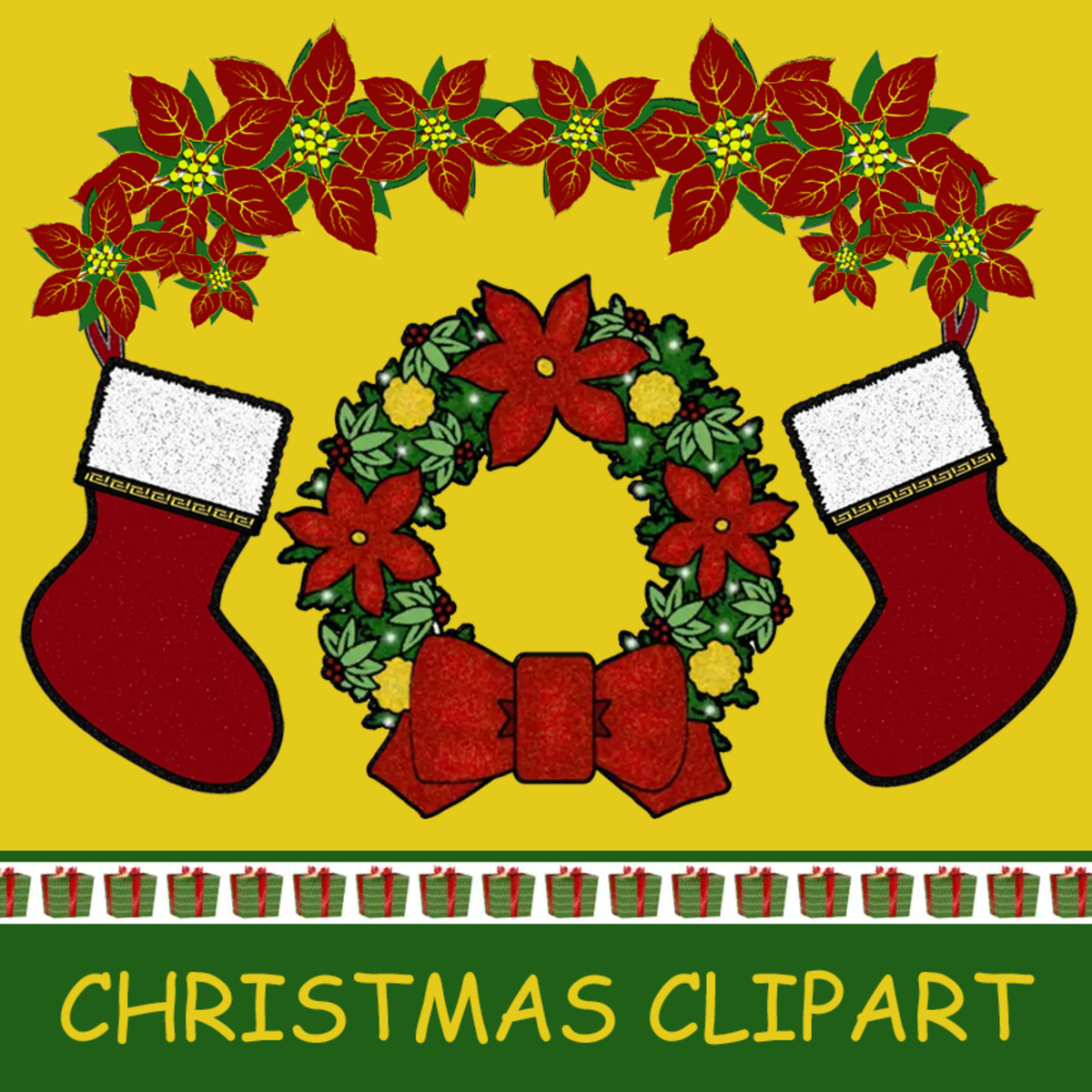 Free Christmas Clip Art Images - Nativity, Wreaths, Trees & More!