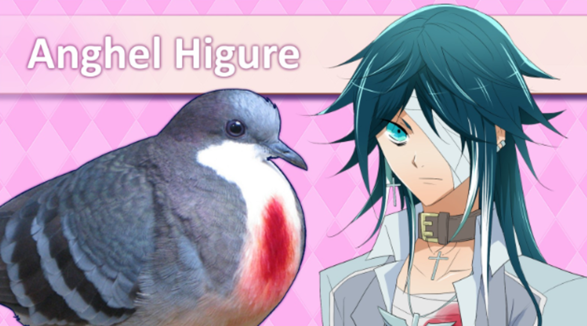 Anghel, the quirky foreign exchange student, may be in a dating sim, but he talks like he's the protagonist of a JRPG.