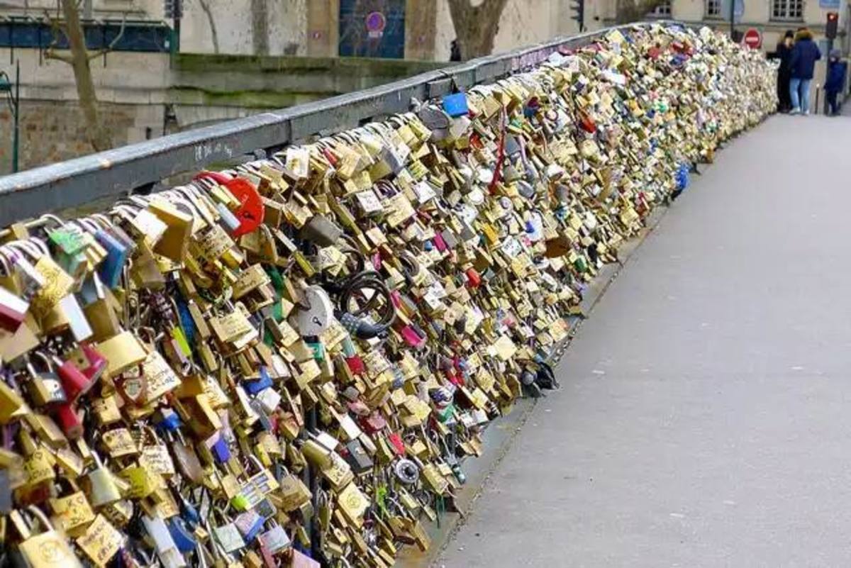 Love Locks of the Ponte Vecchio Bridge