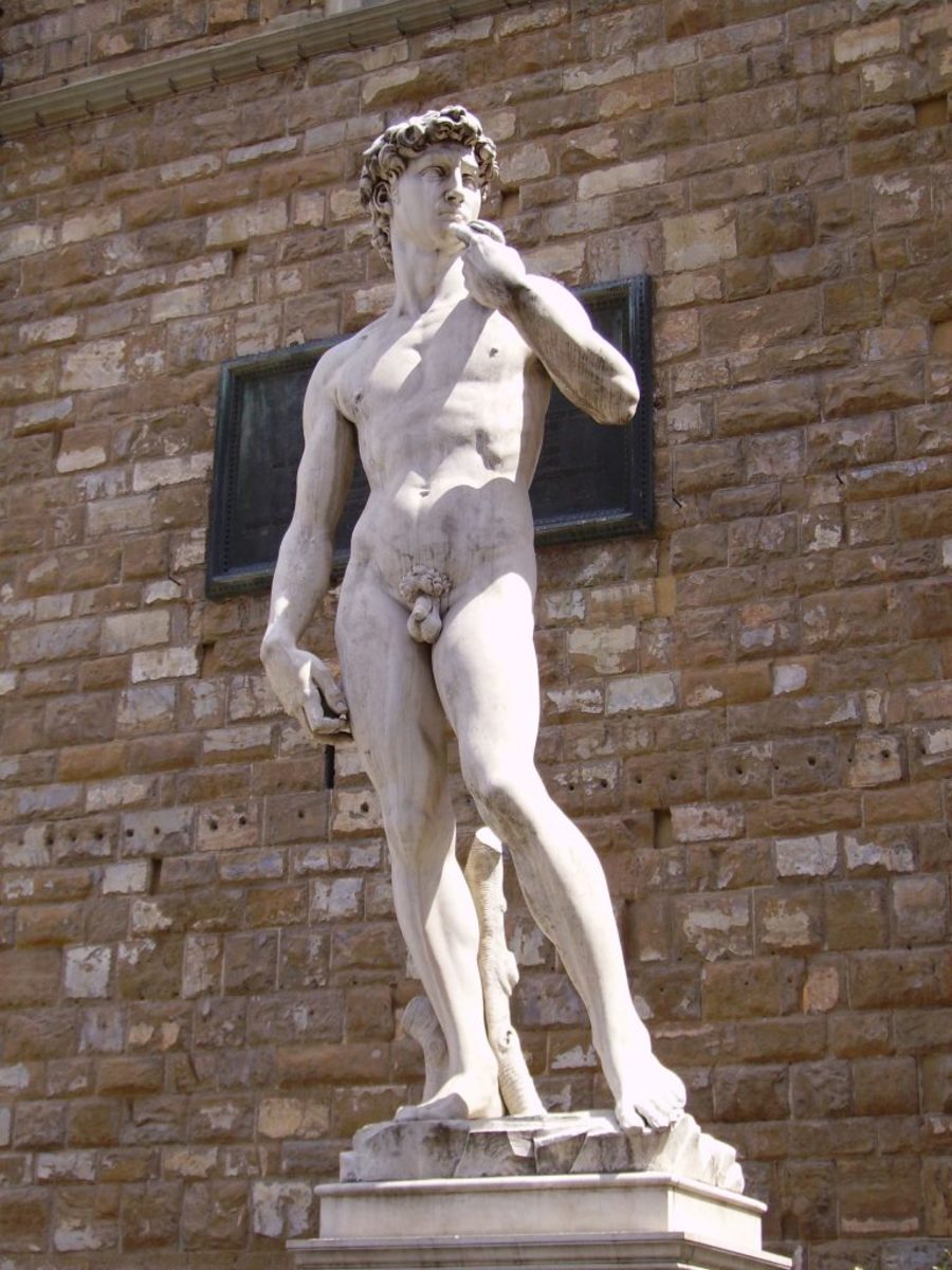 Replica of David by Michaelangelo