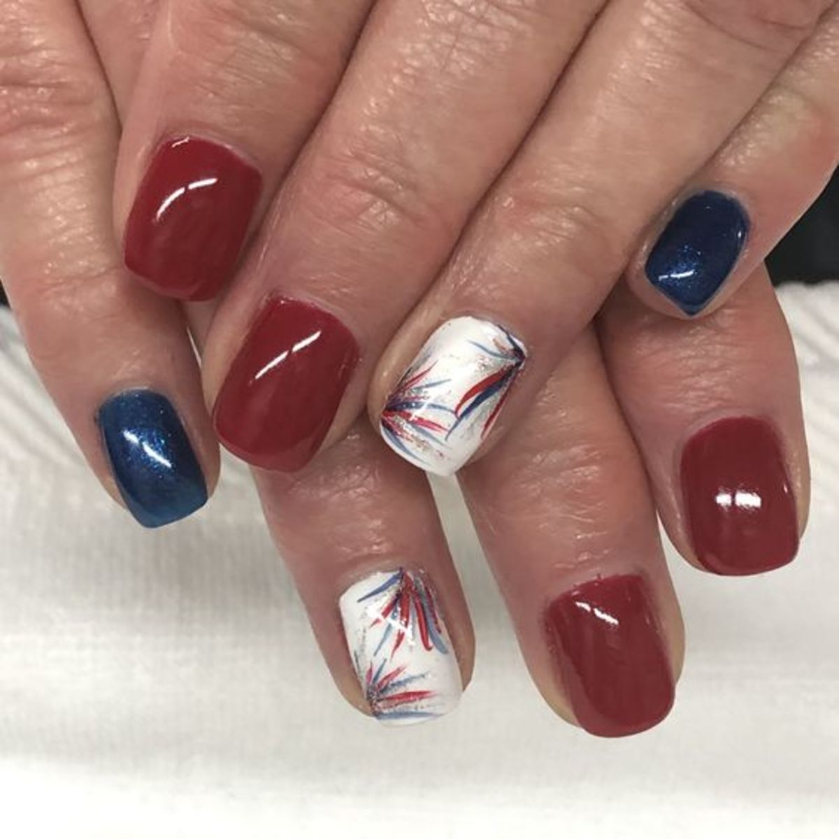 35+ Patriotic Nail Designs to Show off Your Red, White, and Blue - Holidappy