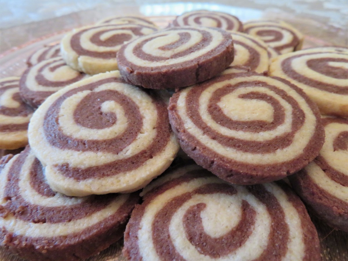 Pin wheels cookies