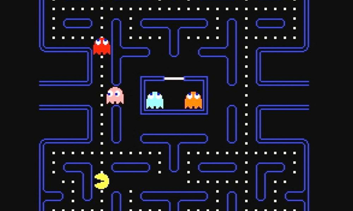 Pac-Man. Chase, get chased. Consume, consume, consume. 
