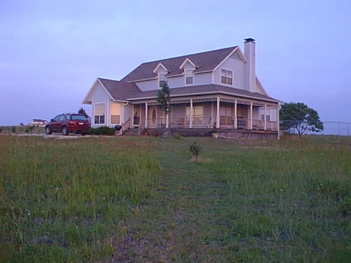 Our house in the country in 2001.