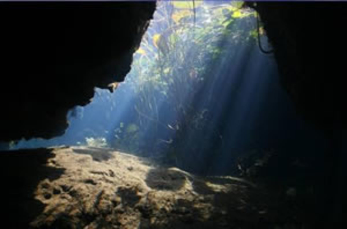 UNDER WATER Picture of The Eye of Marico ~ http://showme.co.za/tourism/the-eye-groot-marico-north-west-province/