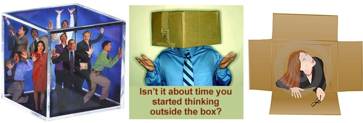 THINK OUTSIDE THE BOX!  Is the Universe a BOX that encloses you?  If so, then WHAT is outside the box?  WAKE UP PEOPLE!!
