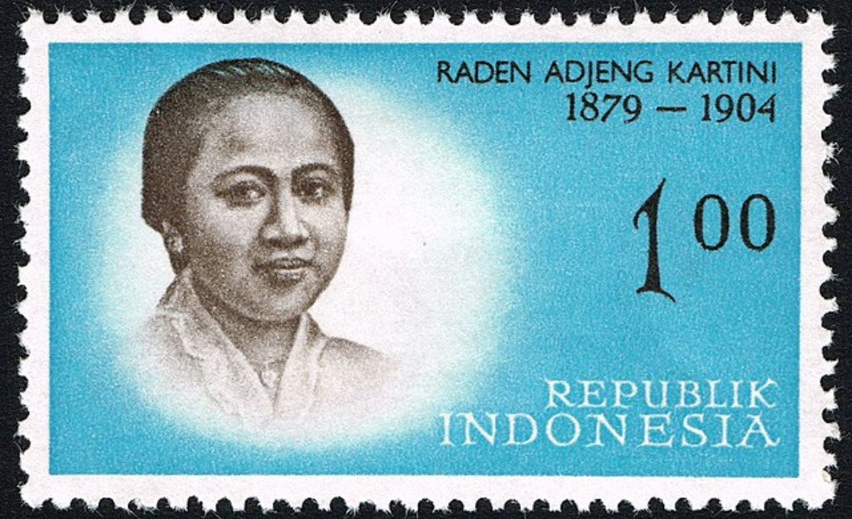 Raden Ajeng Kartini for women's emancipation