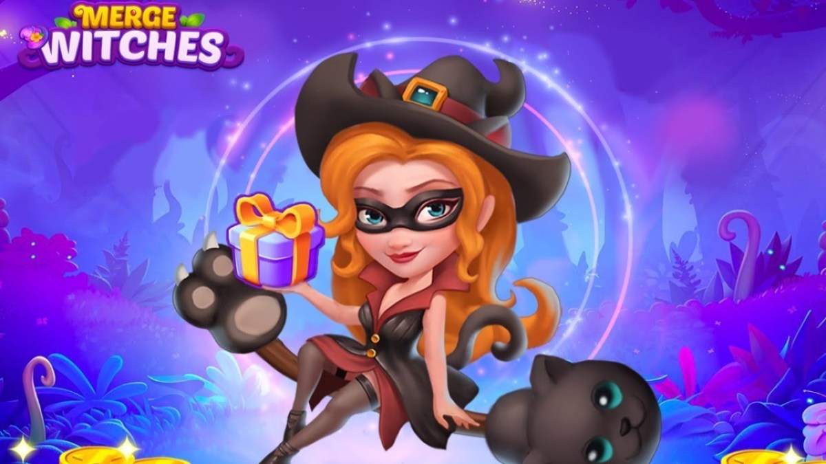 Use magic, collect cats, and unlock and level up cute witches in Merge Witches!