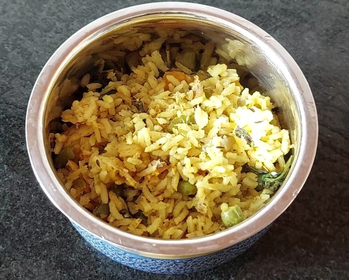 Simple vegetable pavbhaji pulao