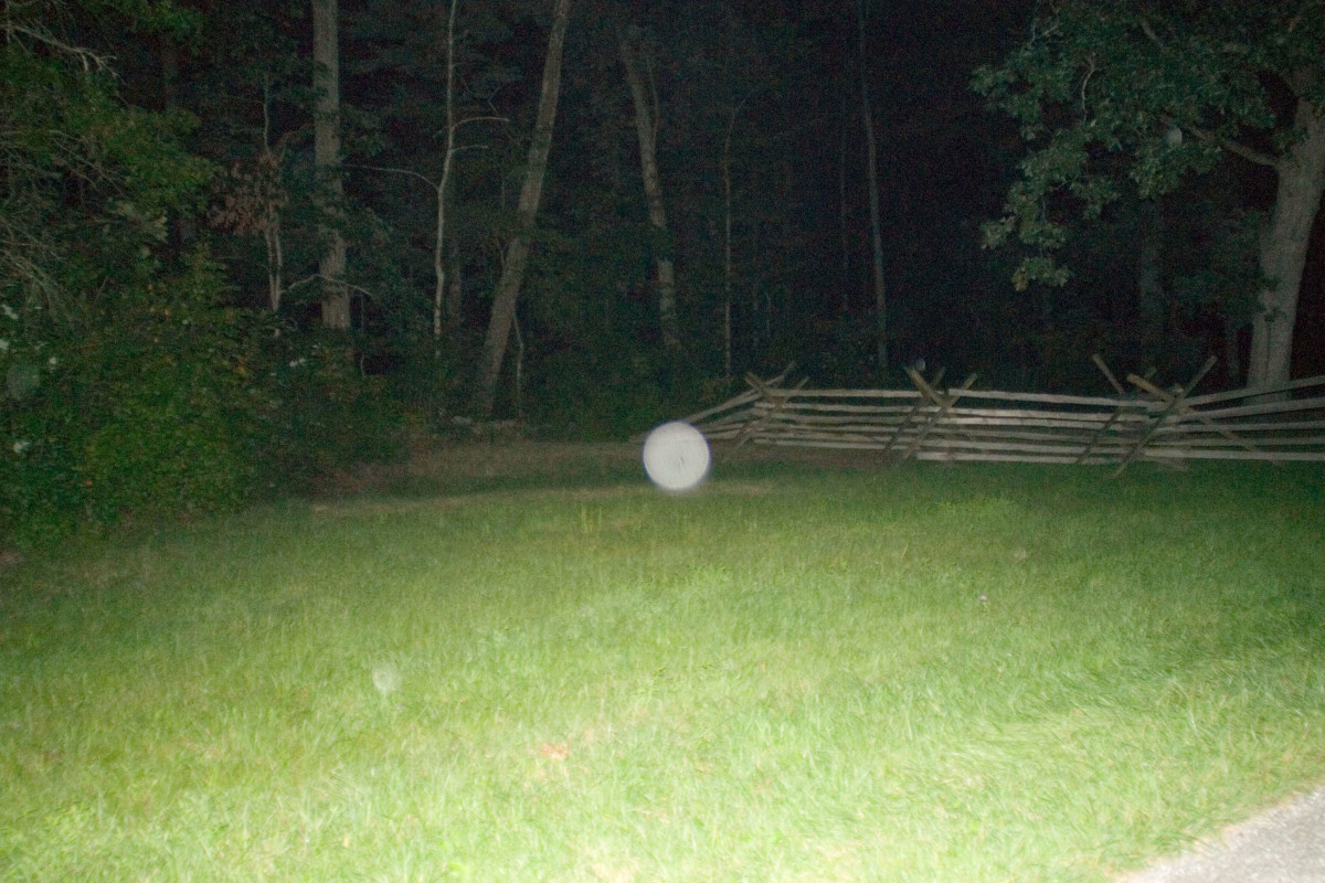 This orb was spotted on the Wheat Field battlefield in Gettysburg. Could it be trying to communicate?