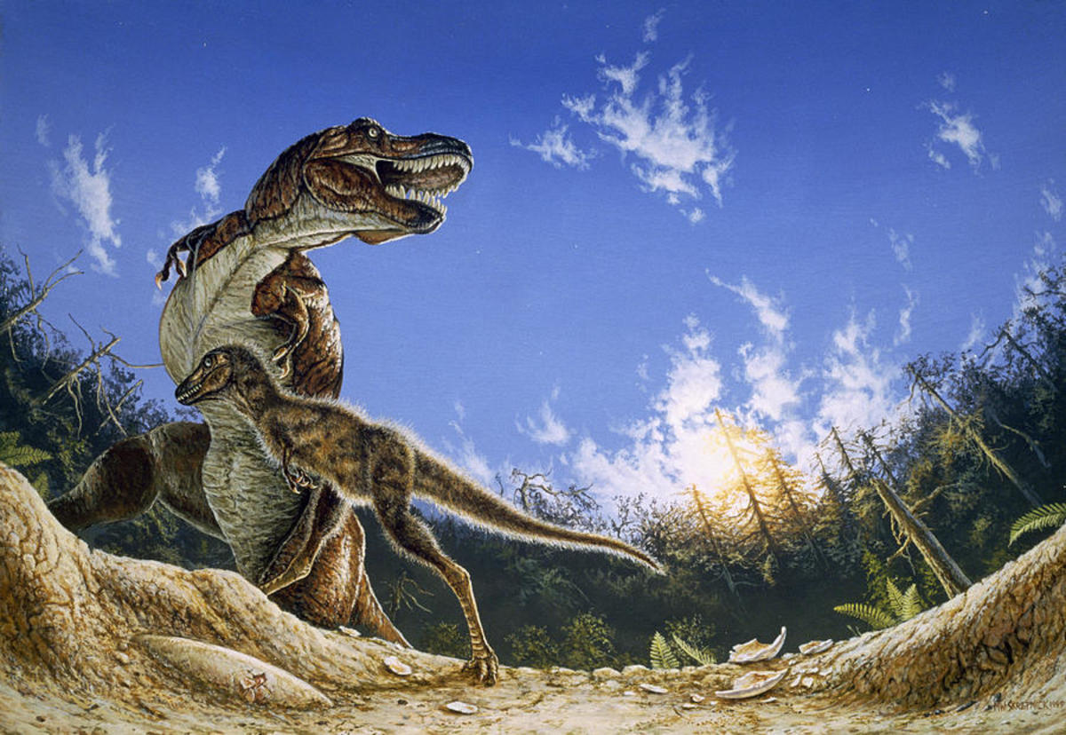 Despite numerous portrayals in dinosaur-related films and documentaries, a baby T. rex skeleton has yet to be discovered, with most portrayals of T. rex parenting being based on modern birds and crocodiles.