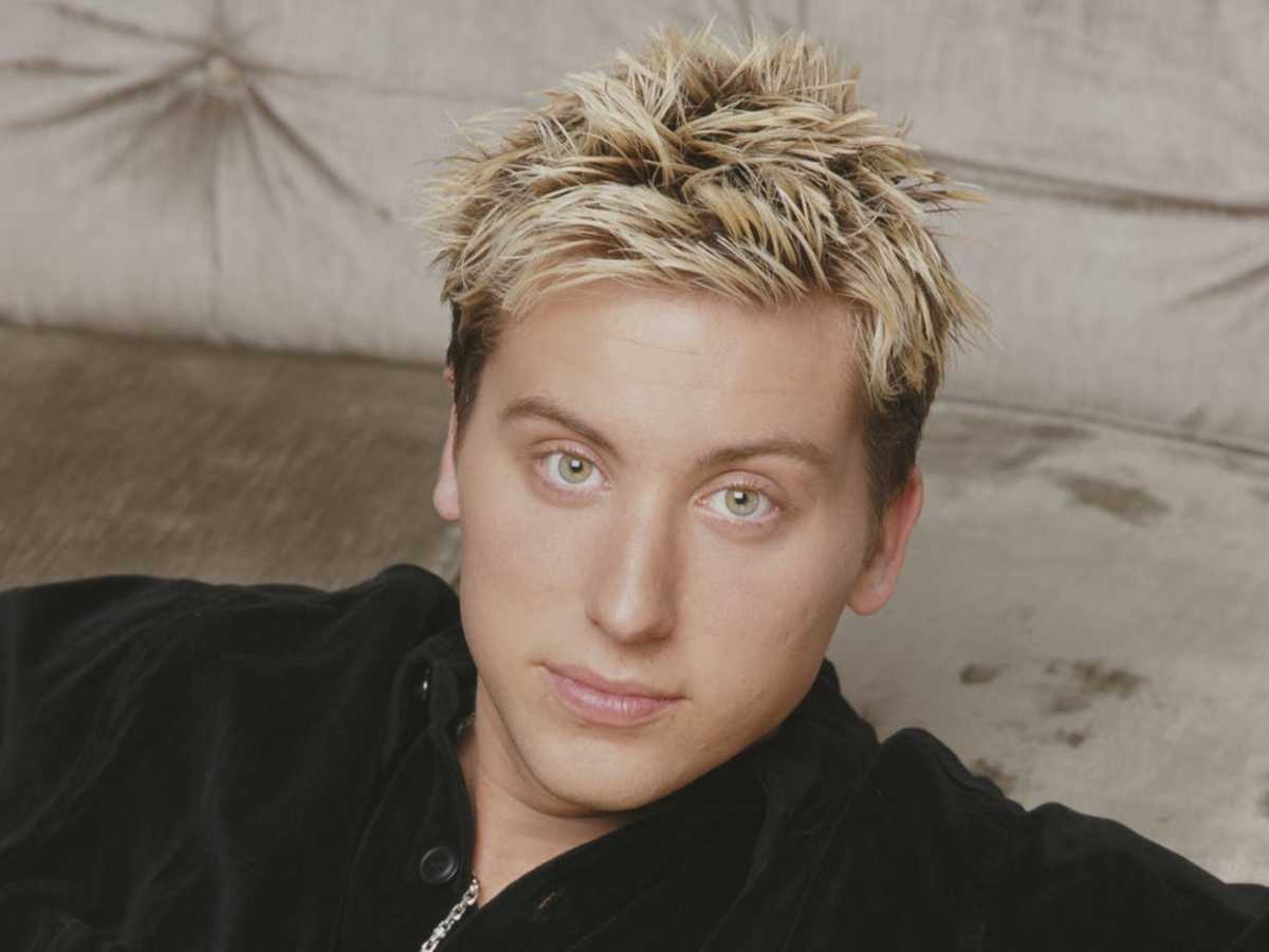 Lance Bass in his early *NSYNC days