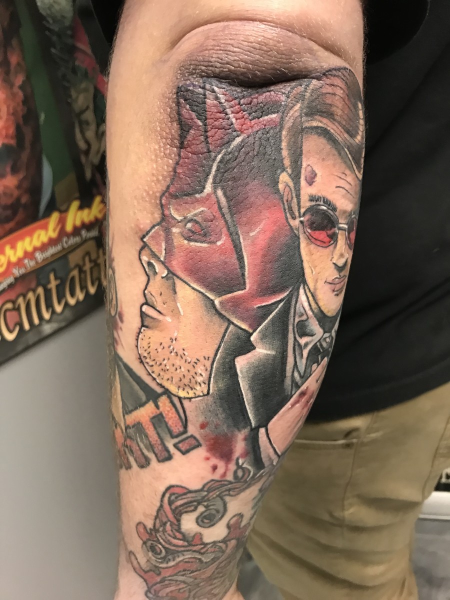 It may be important to mention, that I adore the show enough to have a tattoo of this version of Daredevil on my arm.