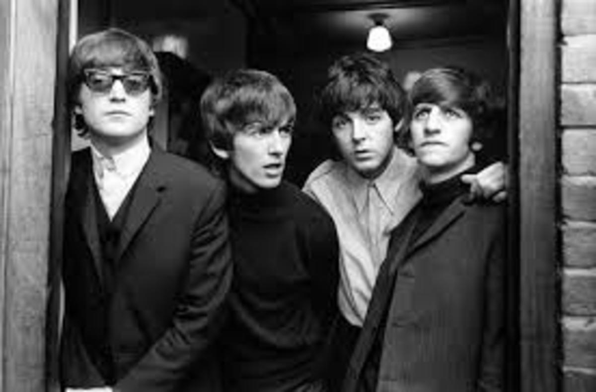 The Beatles, from left to right: John, George, Paul, Ringo