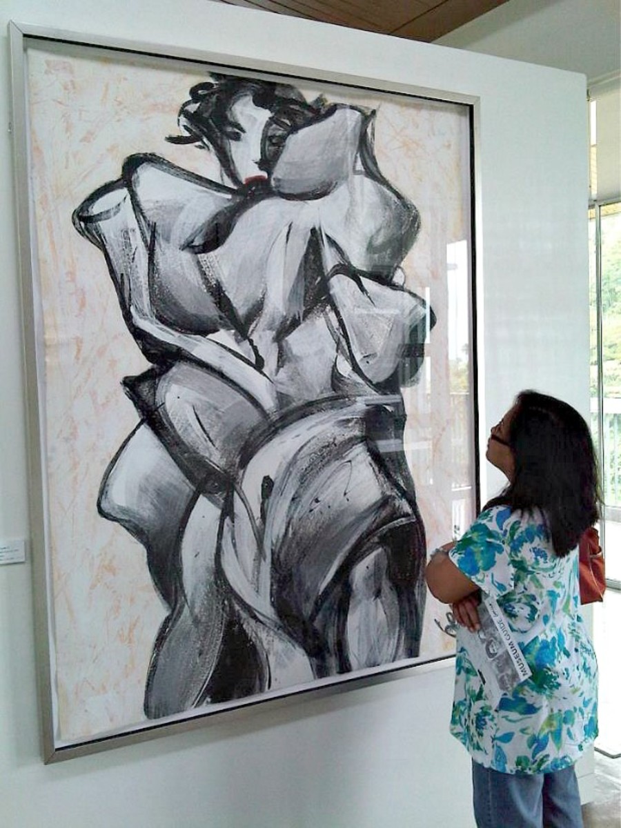 Artwork: Sabel by Ben Cabrera, Bencab Museum, Baguio, Philippines