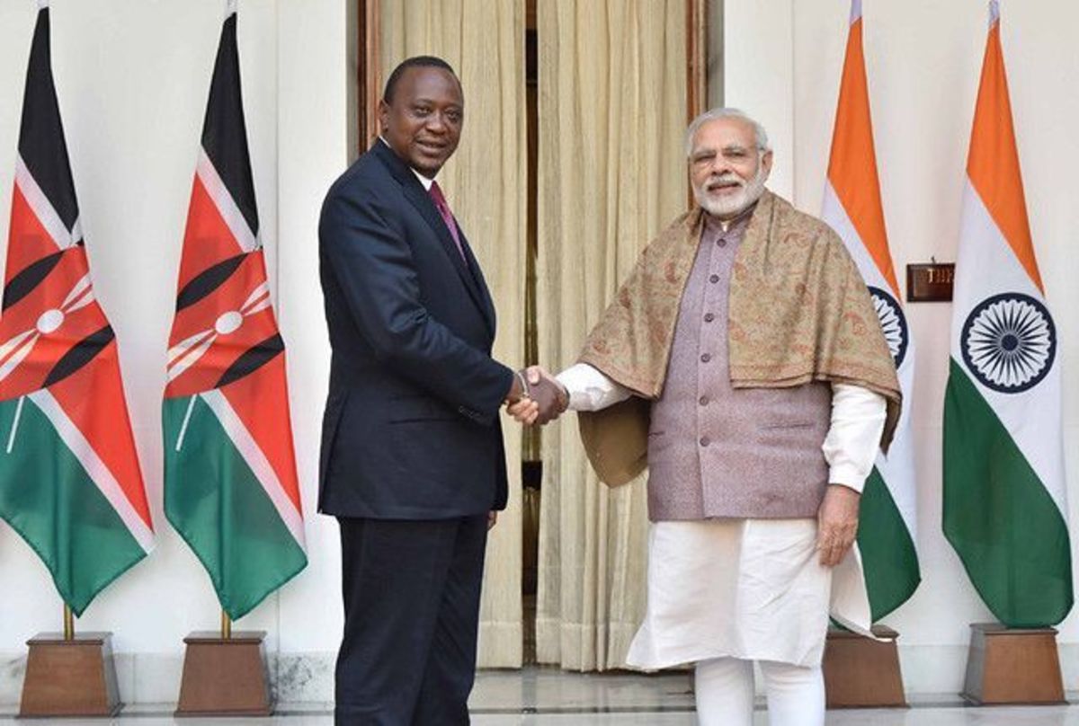 With President Uhuru Kenyatta