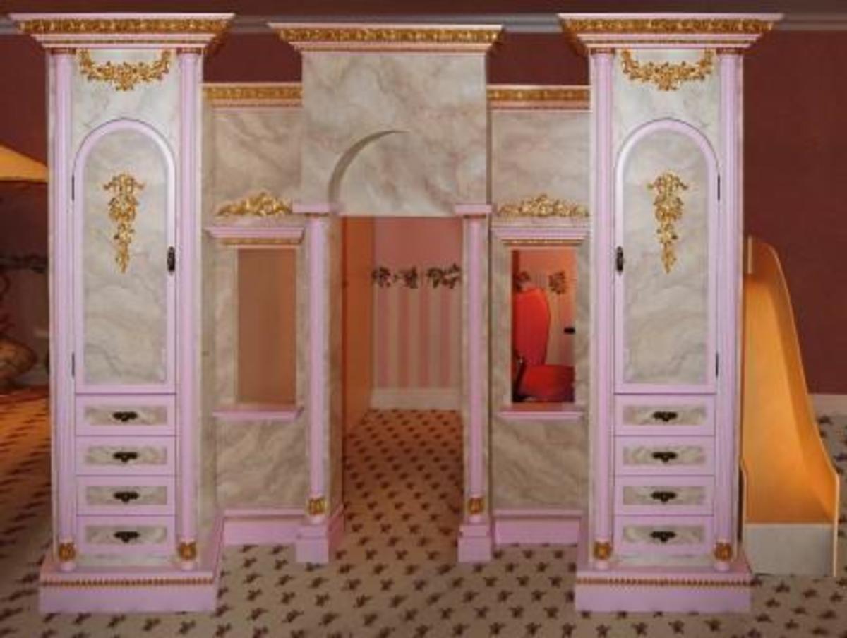 Pink Castle Bed