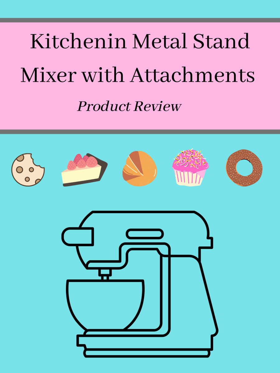 The Kitchenin mixer is easy to assemble, doesn't take up a lot of space in your kitchen, and has a universal mounting hub making it easy to use different attachments and appliances.