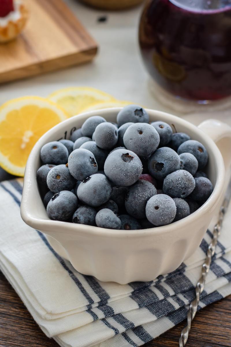 Blueberries and lemon are the perfect combo