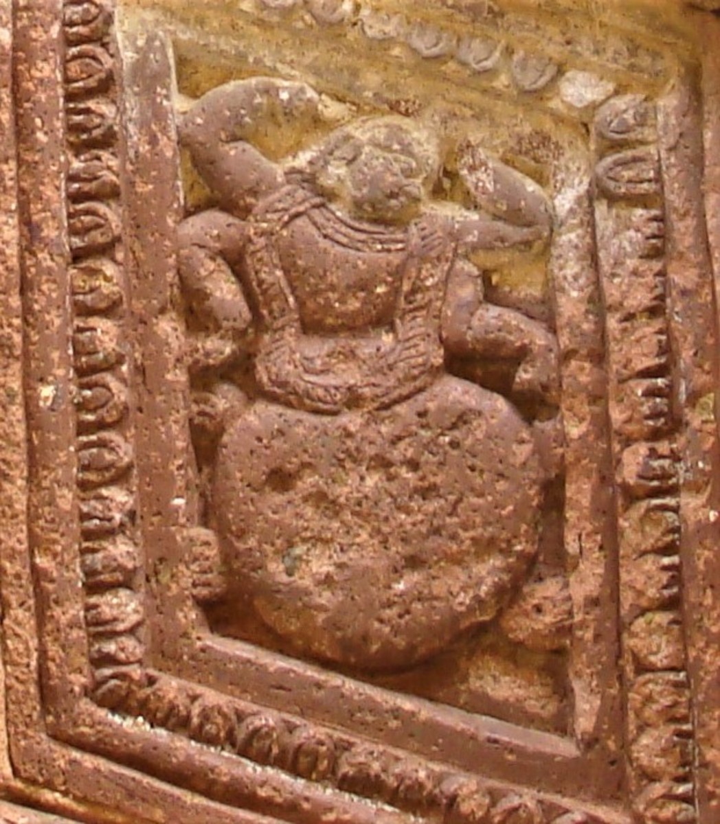 Kurma (Tortoise) Avatar of lord Vishnu; bas-relief work in stone; Shiva temple; Bankati; Birbhum