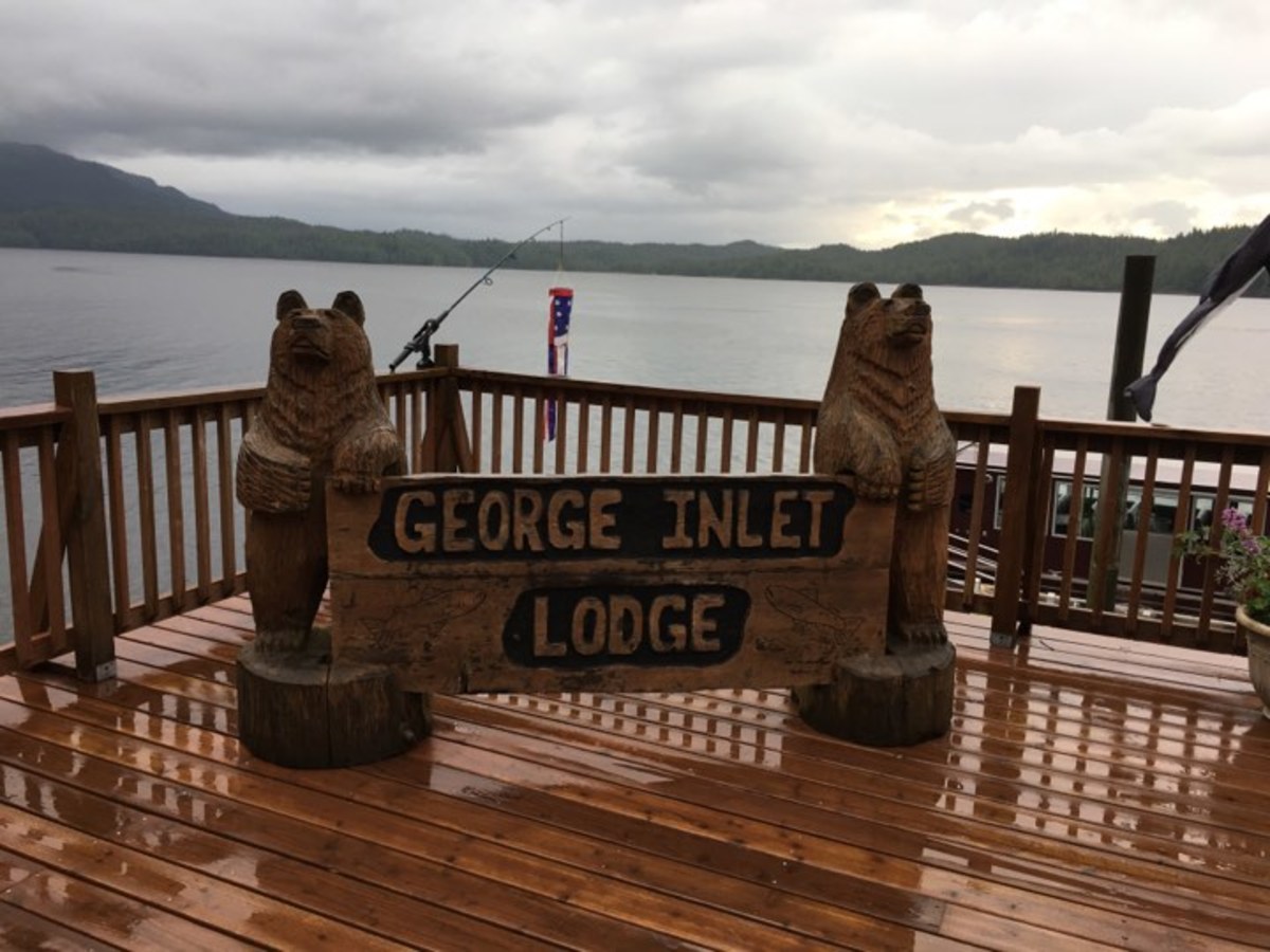My Facebook friend, Sonya Milligan, allowed me to use this great photo she took at the George Inlet Lodge in Ketchikan, Alaska.