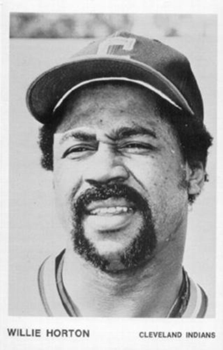 Willie Horton was featured in a set of 1978 Cleveland Indians postcards.