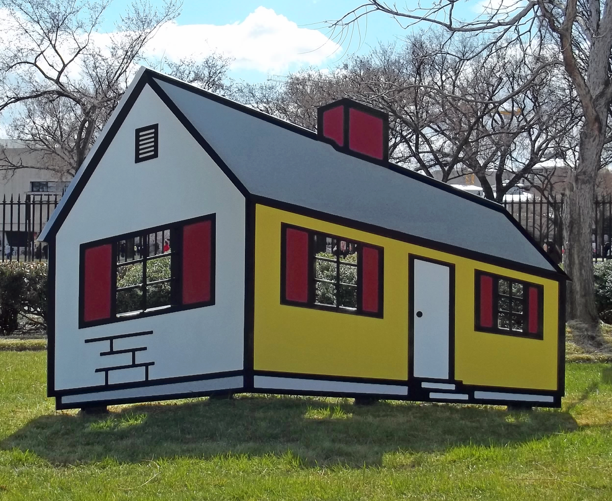 Roy Lichtenstein, House I, model 1996, fabricated 1998