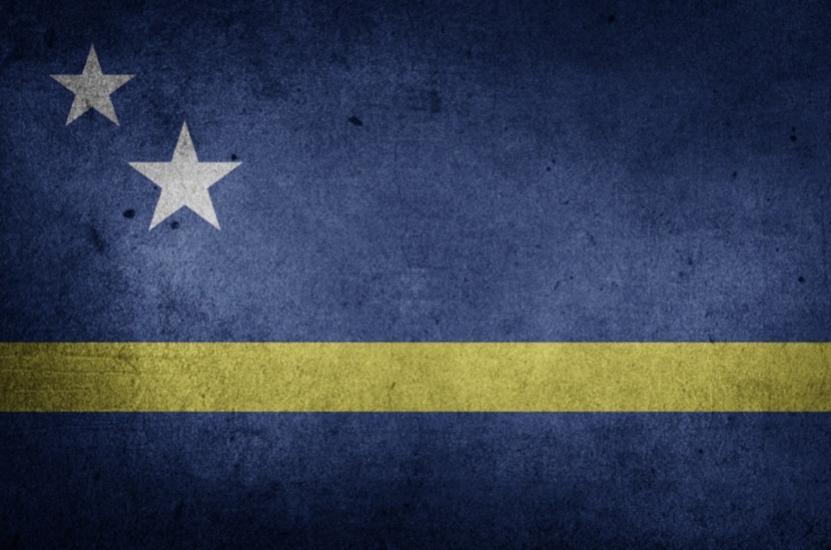 The flag of Curaçao.