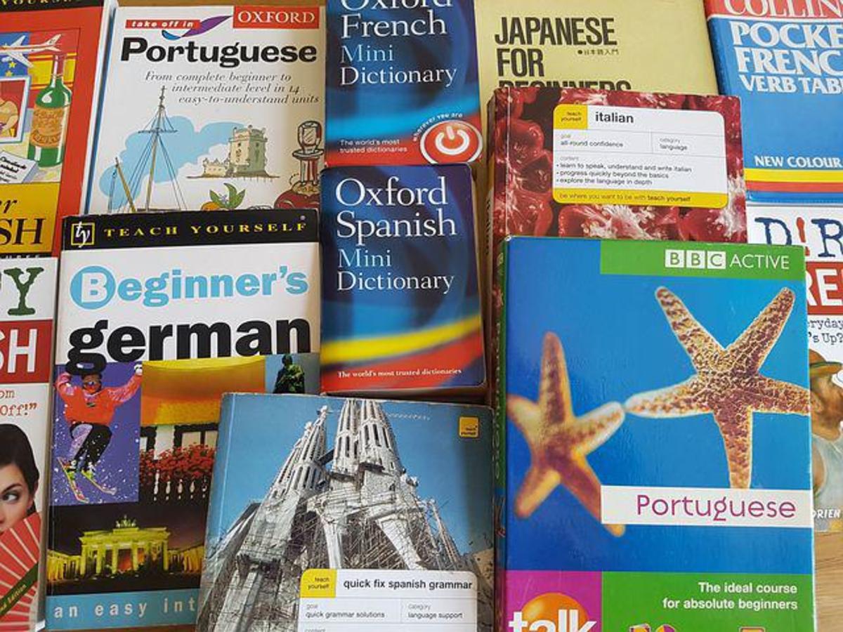 These books represent a fraction of some of the languages spoken in the world today.