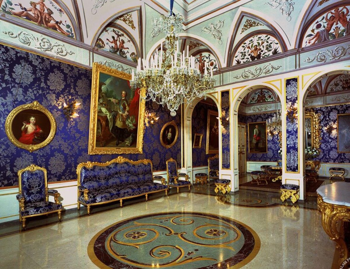The Blue Room of the Prince's Palace