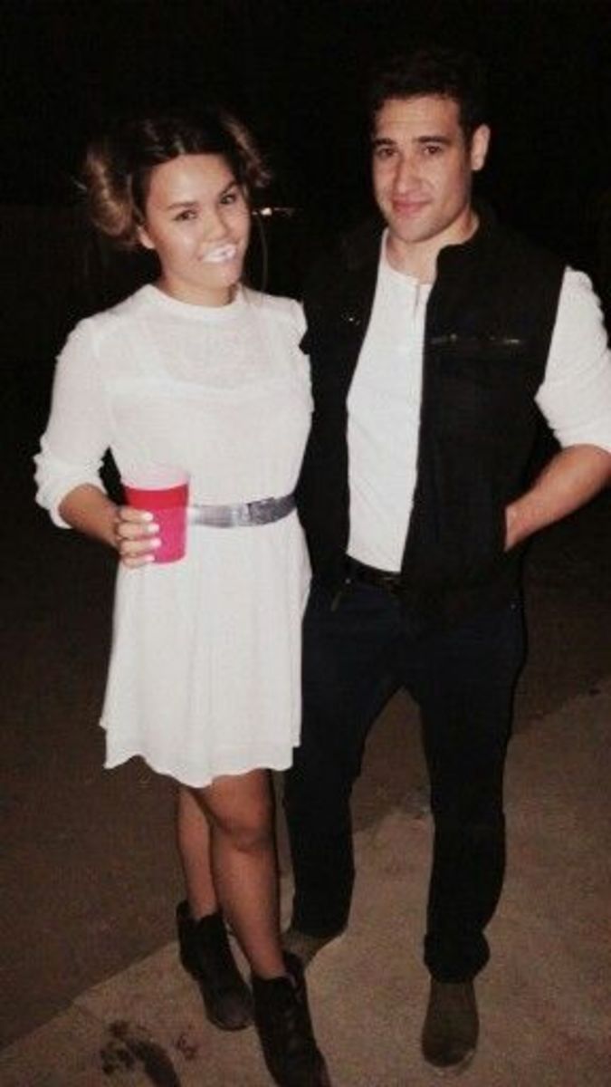 Princess Leia and Han Solo Halloween costume