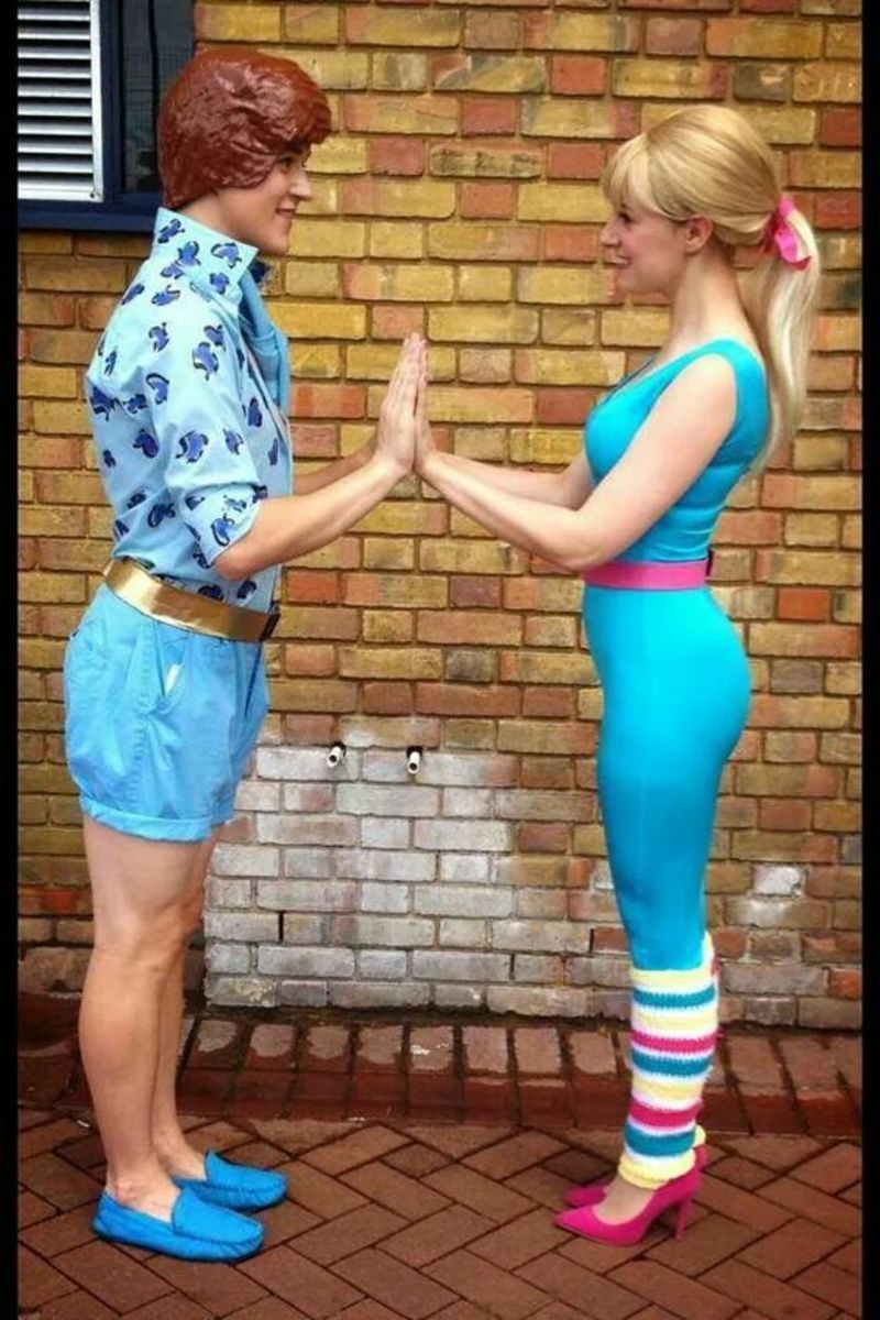 Barbie and Ken from 'toy story 3' couples costume