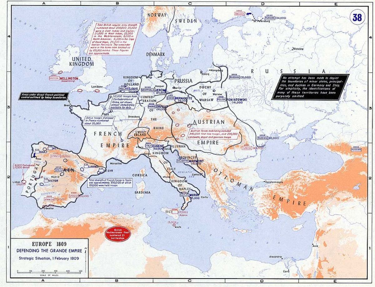 The strategic situation in 1809