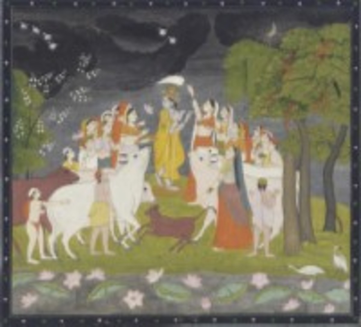 Lord Krishna and Gopi girls