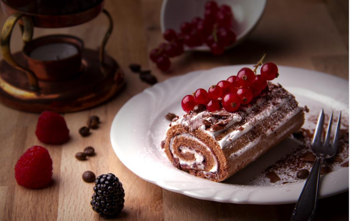 You can even make a Black Forest Cake roll...