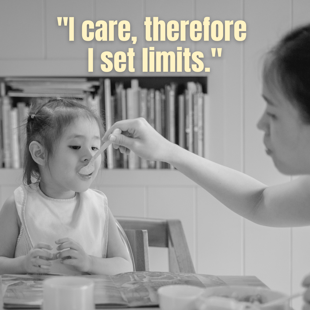 An authoritative parent sets rules and limits because they care.