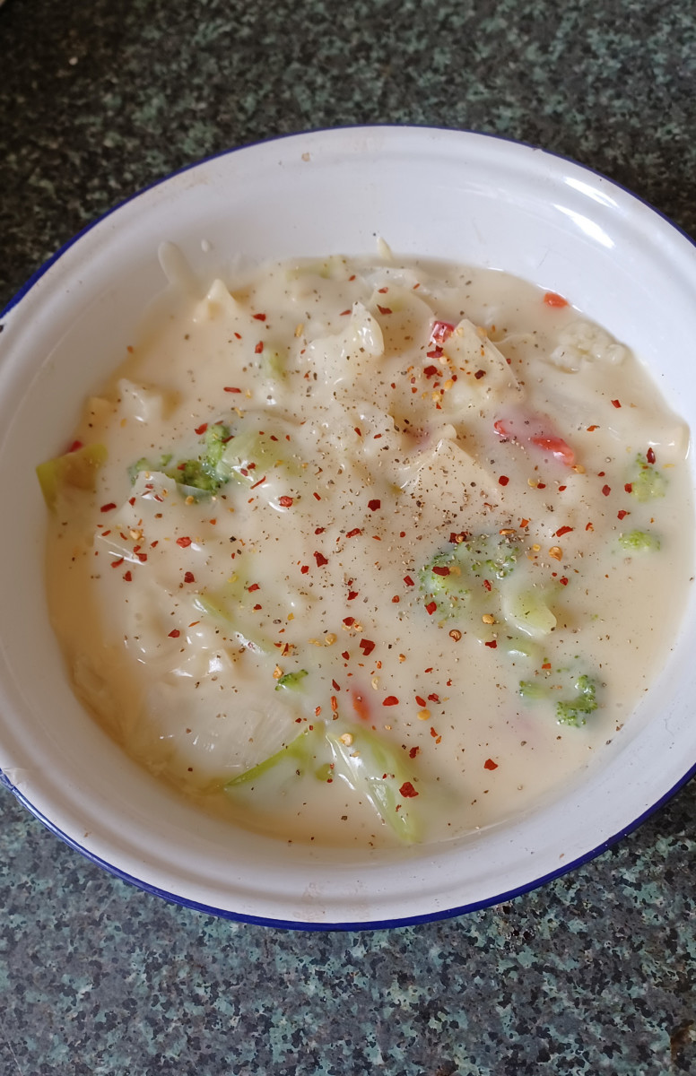 Baked Vegetables in Cheese Sauce Quick and Tasty Recipe Delishably