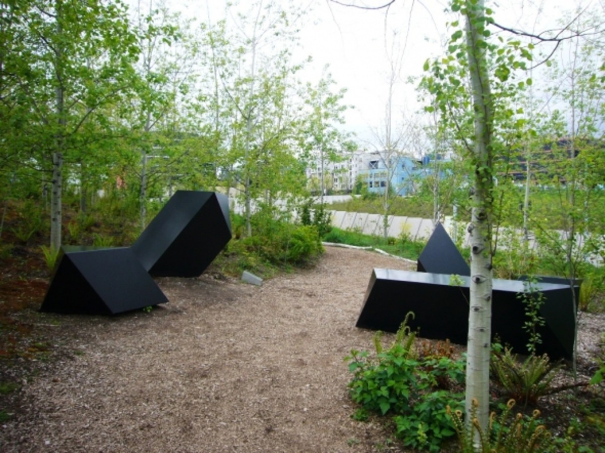"Wandering Rocks"  at the Seattle Sculpture Park