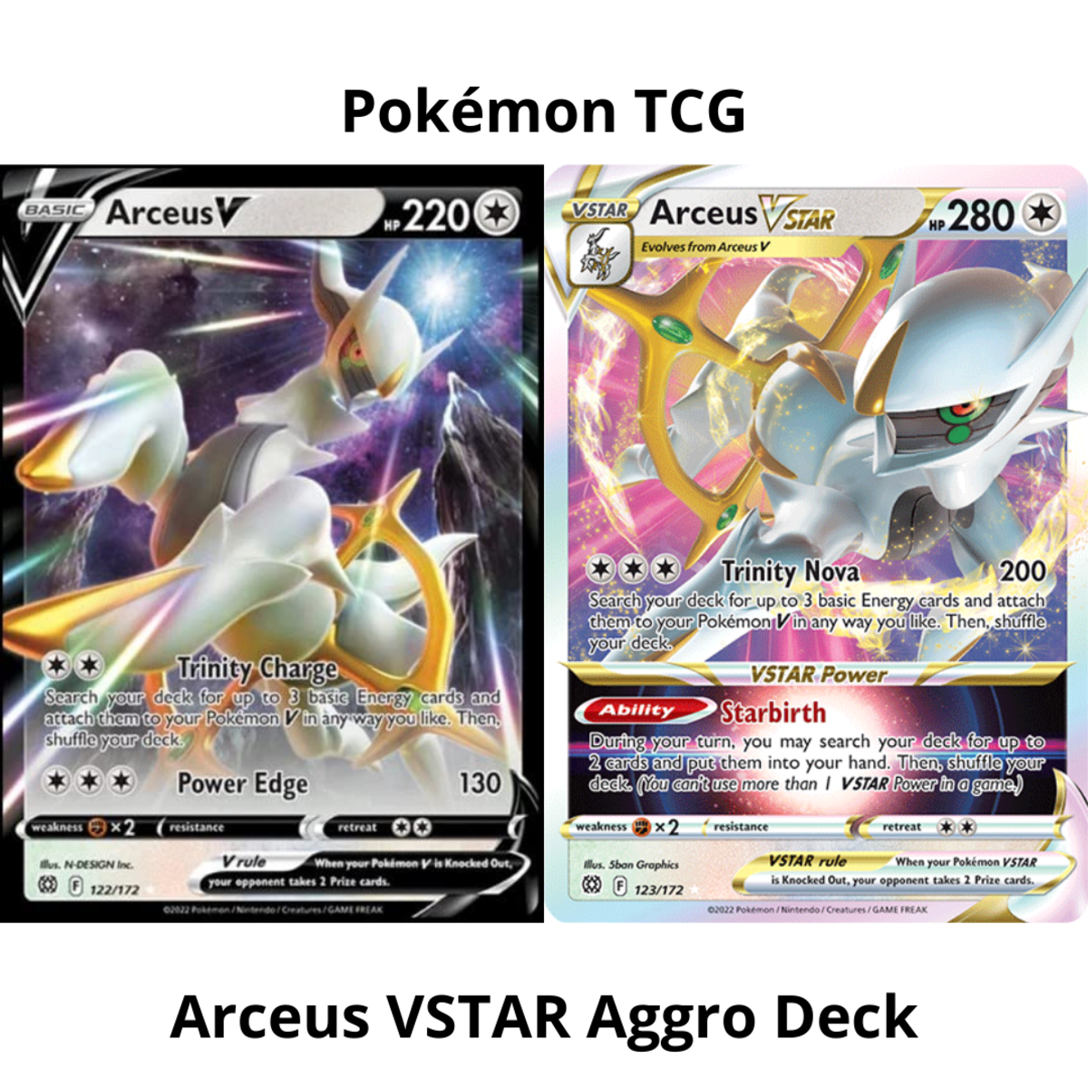 Pokémon TCG: Standard Arceus VSTAR Aggro Deck