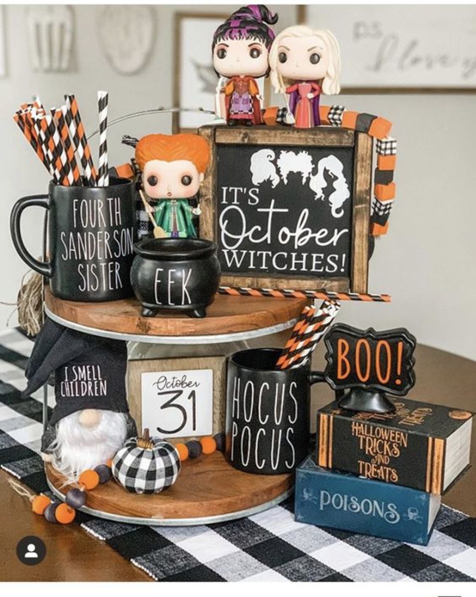 30+ Spooktacular Halloween Tiered Tray Ideas That are Frightfully Easy ...