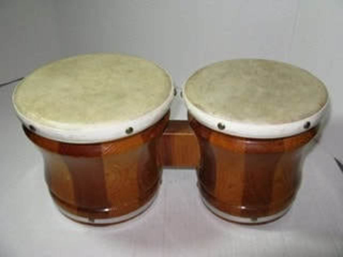 my first drums were bongo drums